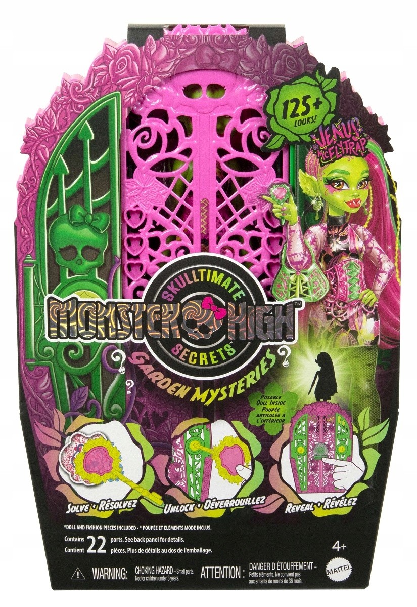 MONSTER HIGH STRAŠIDELNÁ BÁBIKA TAJOMSTVÁ ZÁHRADY VENUS RIDDLES McFLYTRAP HYT75